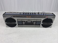 RARE Vtg SANYO M7100K Stereo Cassette Recorder Boombox Tape Player Radio READ