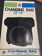 Vintage UN Photographic Changing Bag 17”x17” excellent condition 