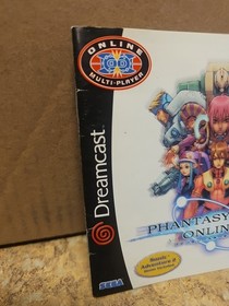 🔥Phantasy Star Online Manual Only - No Game (Sega Dreamcast, 2001)