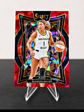 Panini Select WNBA 2025 Concourse Diamond Miller #15 Red Ice Prizm /299