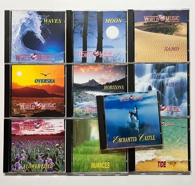 cd World Music waves oversea moon relax ride nuances sand ambient New Age 10 cd