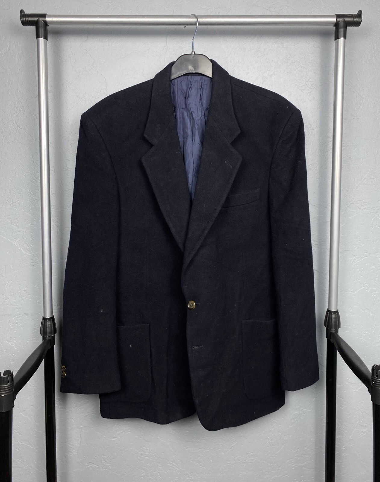 Giacca blazer Yves Saint Laurent anni 90 vintage lana cashmere cappotto YSL taglia 54