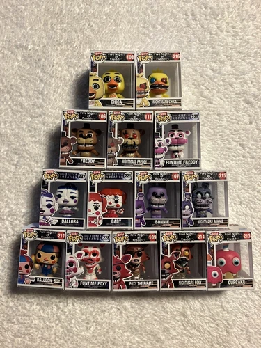 Funko Bitty Pop Mini Figure Bag Five Nights At Freddy's Common/Uncommon X14 Lot