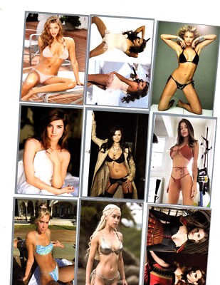 FEMALE SEX SYMBOLS   CUSTOM TRADING CARD 18 CARDS SERIES THREE SET