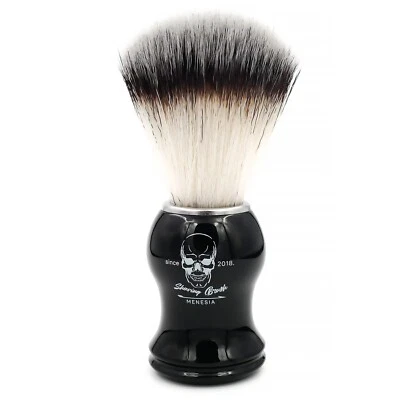 MENESIA Badger Shaving Brush for Men, Black Handle Badger Hair Shave Brush,Mens