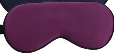 Silk Beauty Schlafmaske - weinrot