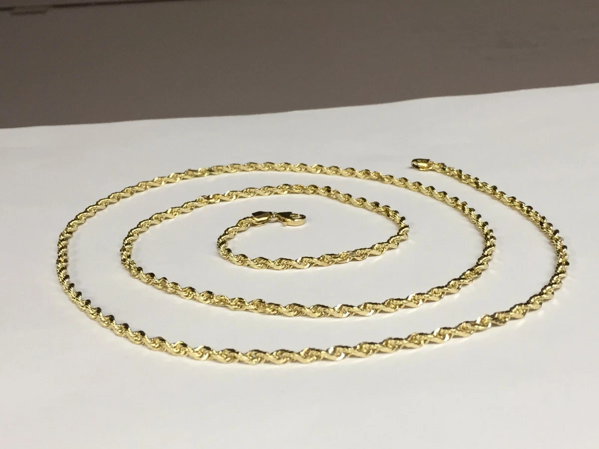 Gold Chain Choker 14K Yellow Gold / 13.5 - 15.5