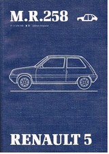 RENAULT 5 MK2 3-DOOR HATCHBACK 1985- ORIGINAL FACTORY BODYWORK REPAIR MANUAL