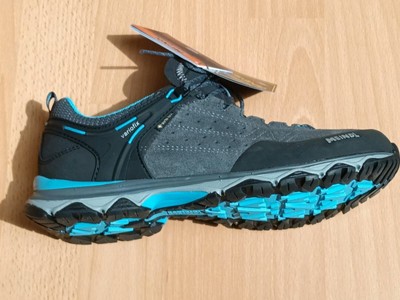 Meindl Ontario Lady GTX Wanderschuh Trekkingschuh Damen graphit azurblau 41,5