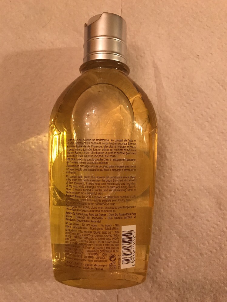 L'Occitane Amande Almond Shower Oil 8.4oz/250ml. New eBay