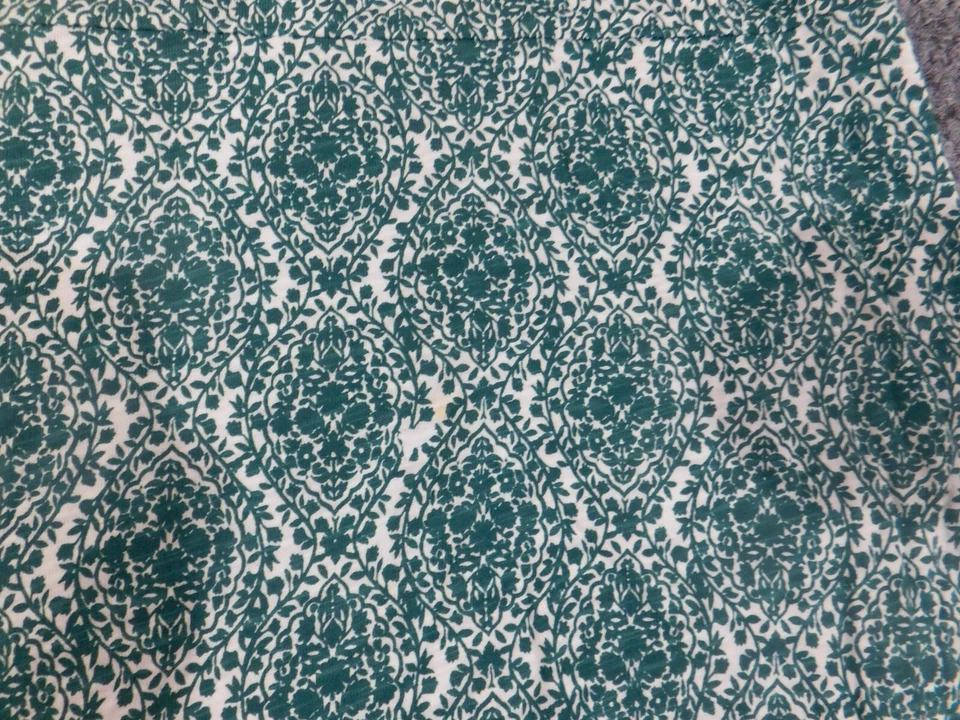 vestido suelo 8 largo verde jersey geométrico mujer algodón informal Foto 2 de 4