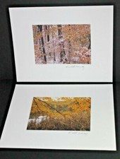 Lot of 2 Bays Mountain Park Kingsport TN 2003 Kenneth Murray Signed Photo Prints