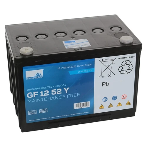 Sonnenschein GF 12 052 YO Dryfit 12V 52Ah Traktion