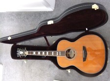 D'angelico Vintage Natural Premier Tammany Electro Acoustic Guitar + Hard Case