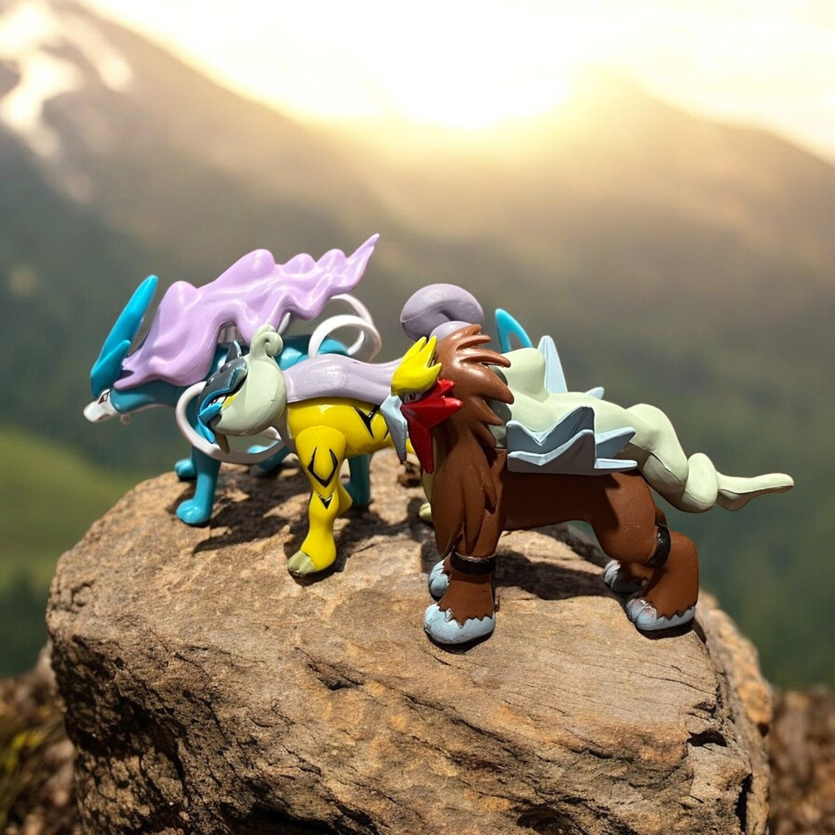 Legendary Dogs Figure Set - Pokemon Entei, Raikou, Suicune | eBay