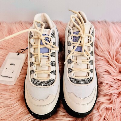 ALEXANDER MCQUEEN MCQ CHAINMAIL AND LEATHER HIKING BOOTS SHOES SZ