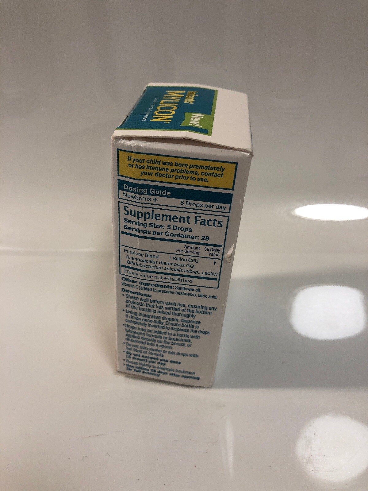 infants mylicon daily probiotic drops