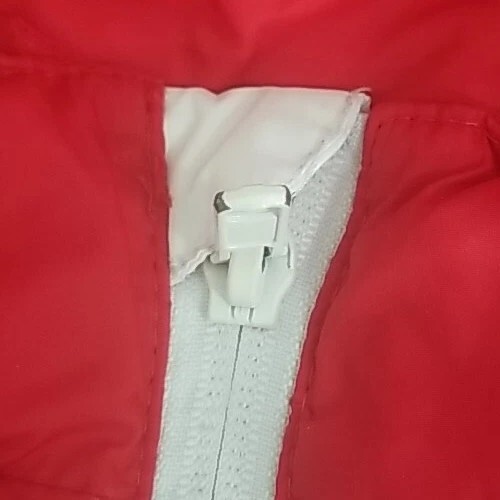 H&M Boys Size 6-8 Yrs Windbreaker Jacket Full Zip Detachable Hood Red White Blue - Picture 9 of 11