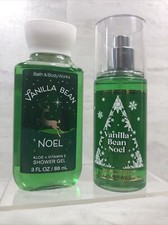 Bath and Body Works Vanilla Bean Noel TRAVEL MIST 2.5 oz Shower Gel 3oz