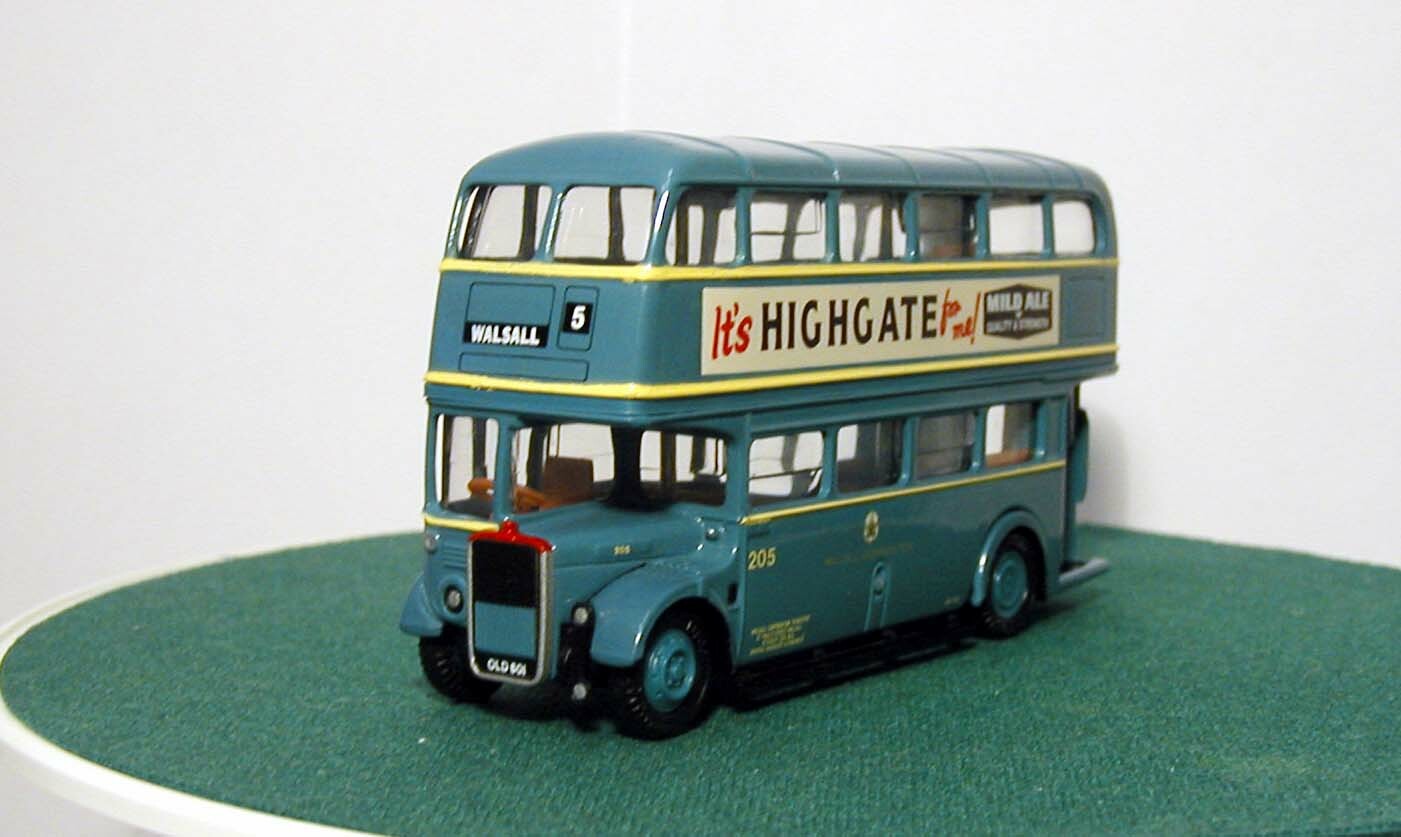 EFE WALSALL CORORATION LEYLAND RTL DOUBLE DECK BUS-11111