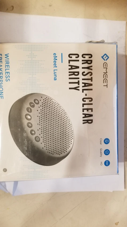 SHENZEN EMEET TECHNOLOGY EMEET CRYSTAL-CLEAR CLARITY WIRELESS SPEAKER PHONE eMeet Luna