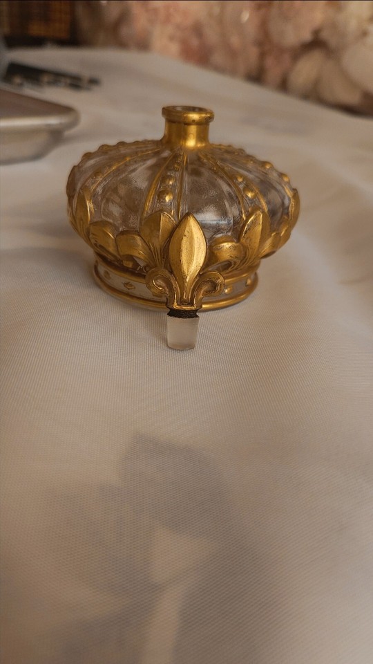 Marcel Guerlain Le Roy Le Veult Vintage Perfume Bottle 1925 with Fleur