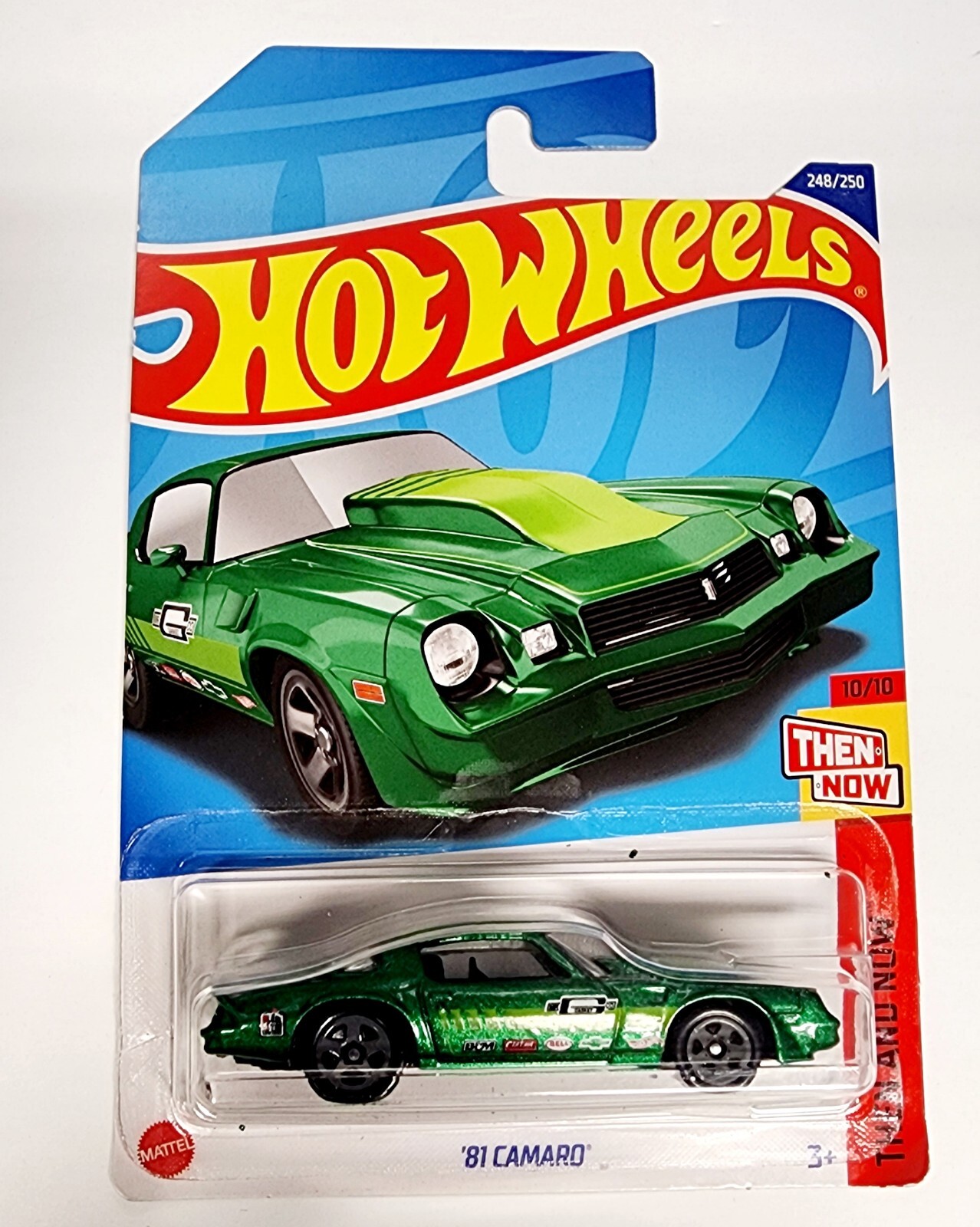 2022 Hot Wheels THEN AND NOW 10/10 '81 Camaro 248/250 Green 🆕