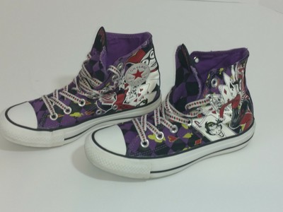 harley quinn converse size 3