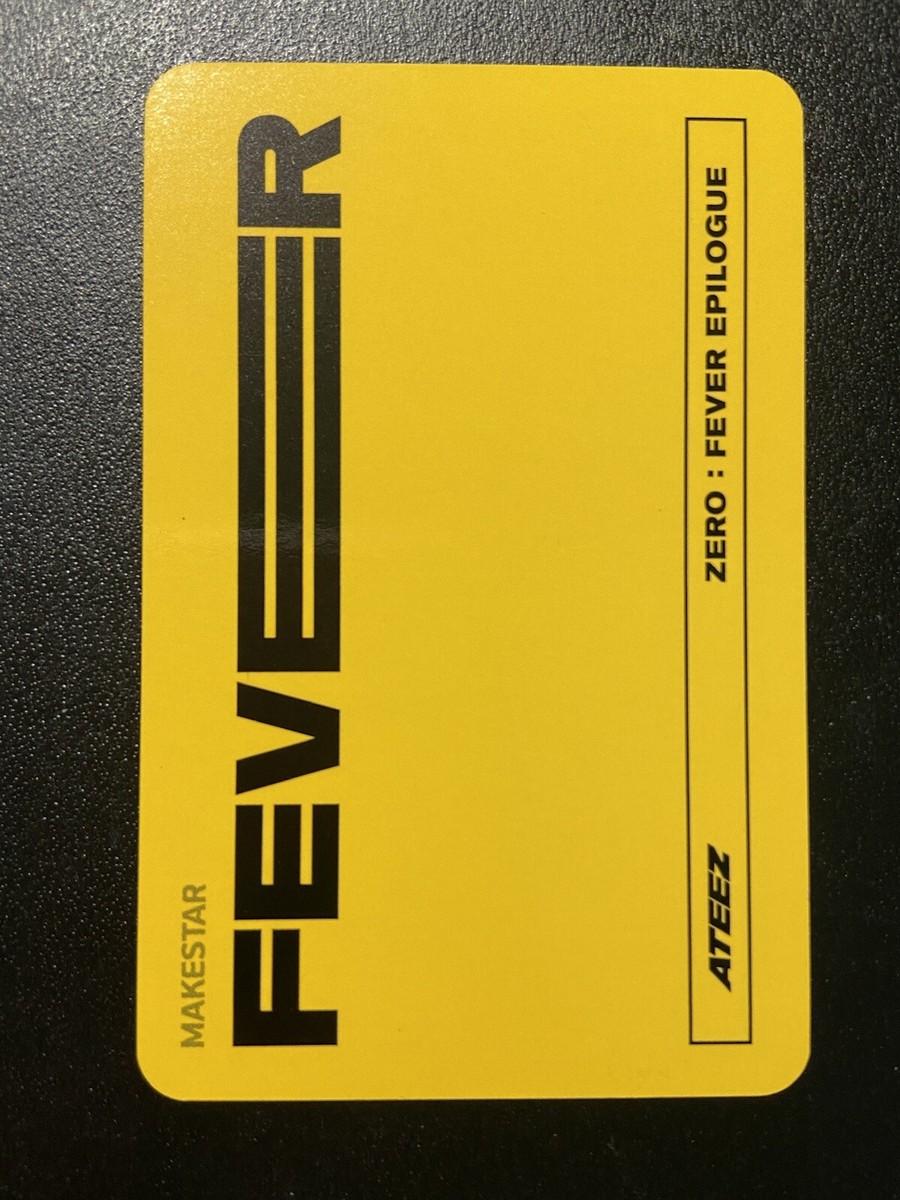 ATEEZ Zero: Fever Epilogue MakeStar 3.0 SAN Photocard | eBay