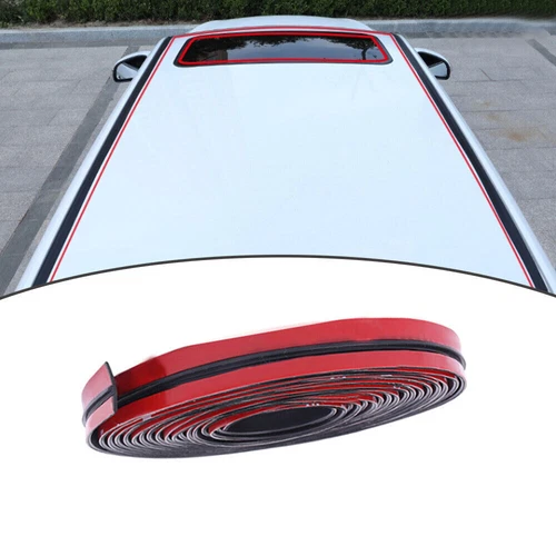 2M Car Windshield Roof Seal Strips Noise Insulation Rubber Sticker Accessories - Imagen 9 de 20