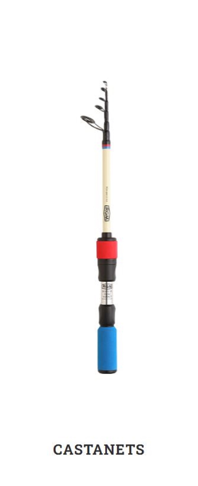 Jackall RGM Rod Spinning Telescopic Spec 2/4.6 1.37m Castanets (6598)