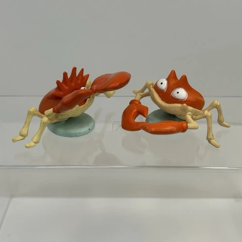 Krabby+Kingler Pokémon TOMY Figure 1990s Nintendo C.G.T.S.J. Authentic #67
