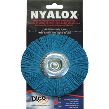 Dico Nyalox 4 In. Blue Fine Drill-Mounted  Brush 7200042 Pack of 5 Dico Nyalox