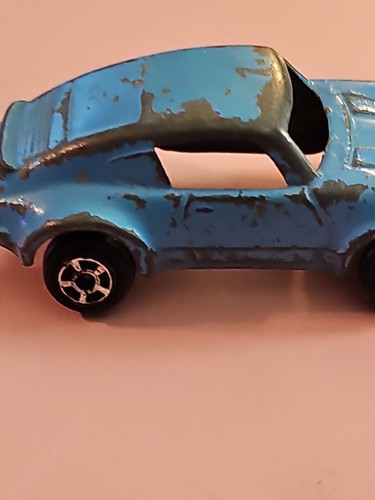 PORSCHE 911 DUCK TAIL LT NIEBIESKA TOOTSIE ZABAWKA 2 cale uszkodzenie farby - Zdjęcie 5 z 11