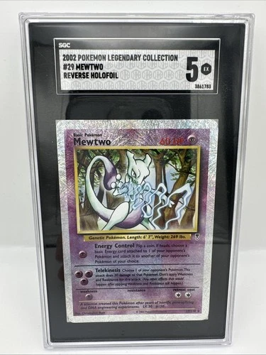 Mewtwo 29/110 Legendary Collection Reverse Holo SGC 5 Christopher Rush Art