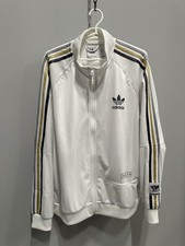 Adidas Originals CHILE 20 White Full Zip Soccer Track Training Jacket Size Large