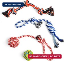 Dog Rope Toy 4 Pack - Puppy Teething Toys for Small Breed