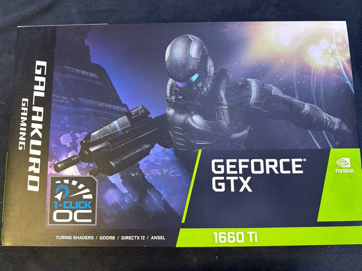 【新品】GALAKURO GeForce GTX 1660 Ti 6GB KUROUTOSHIKOU NVIDIA GeForce GTX 1660Ti Graphic Board 6GB