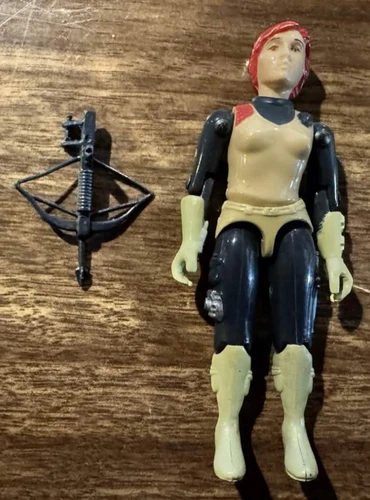 1982 Scarlett Straight Arm v1 Figure Vintage G.I. GI Joe 3.75 ARAH Complete