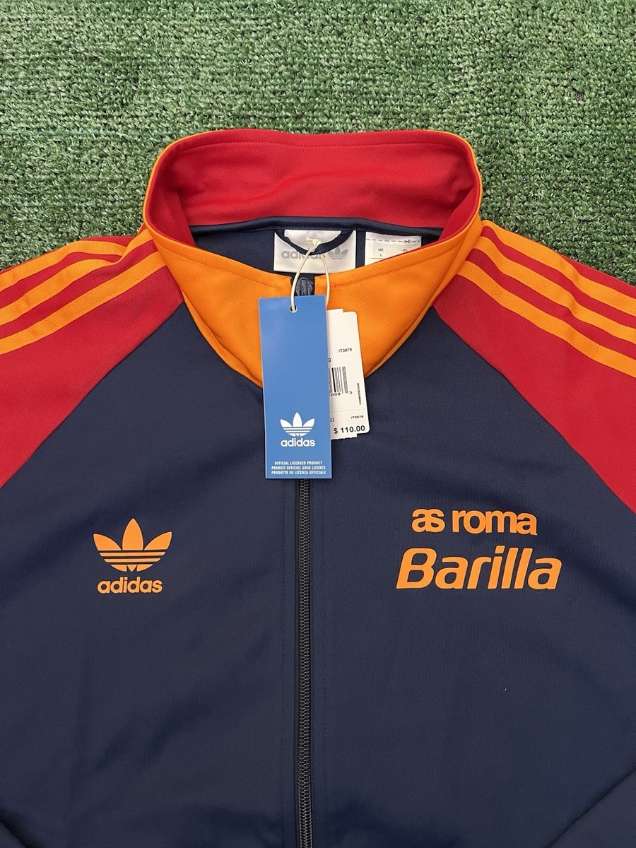 Adidas As Roma Bring Back 1993 Track Jacket Full Zip Men's