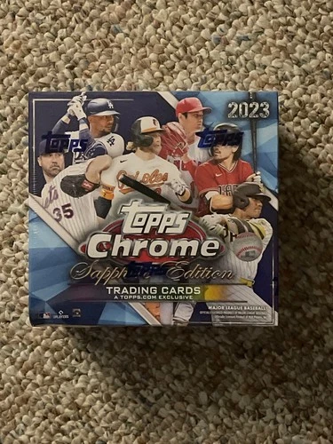 2023 Topps Chrome Sapphire Edition Baseball Sealed Hobby Box 32 Cards