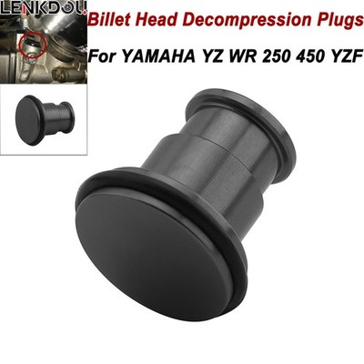 For Yamaha Head Decompression Plug Black YZ WR 250 400 426 450 90338-18064-00