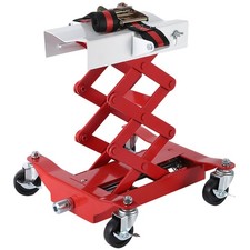 450 lbs Low Profile Powertrain Jack 7-23" Hydraulic Lift with 2M Straps