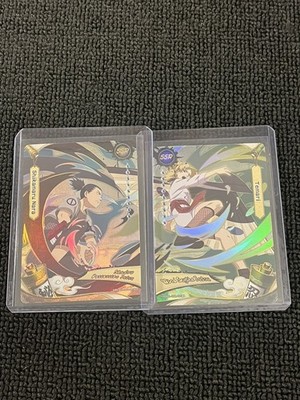 Shikamaru SSR and Temari SSR NREA01-SSR-005/006 English Naruto Kayou 
