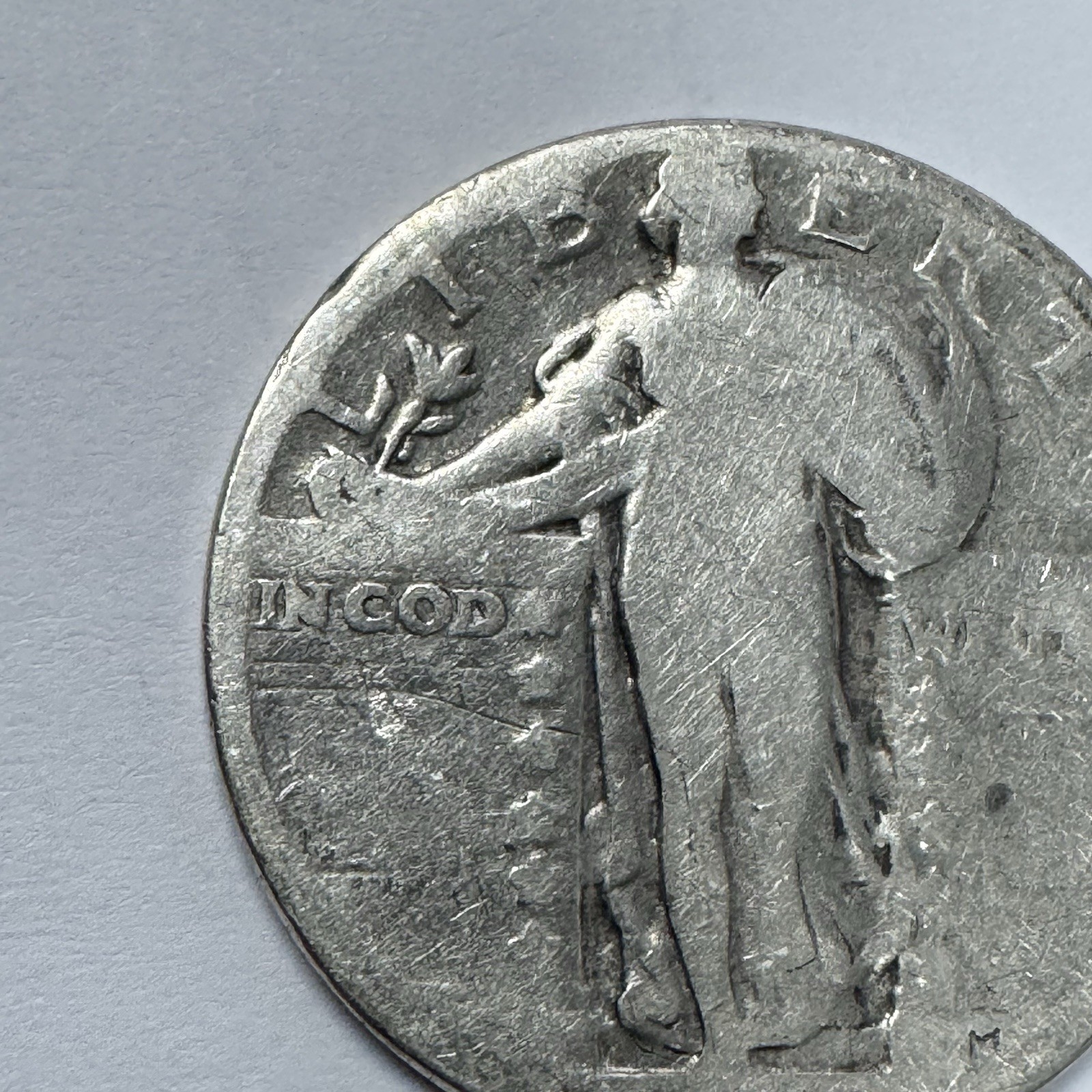 1930 Standing Liberty Quarter 25 Cent Silver US Coin