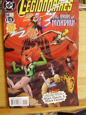 DC COMIC # 50 13 1997 LEGIONAIRES THE BRIDE OF MORDRU ! WITH LARGE POSTER