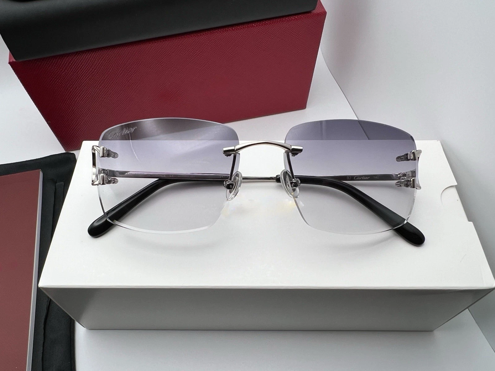 Piccadilly Big C Decor Buffs Wire Platinum/Grey Buffalo CT0092O Première Glasses