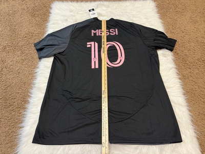 Adidas Inter Miami FC 25/26 Messi Black Men's Size 2XL Soccer