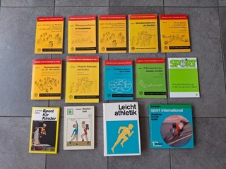 Sportbücher Schule Grundschule Geräteturnen Leichtathletik Basketball Schwimmen