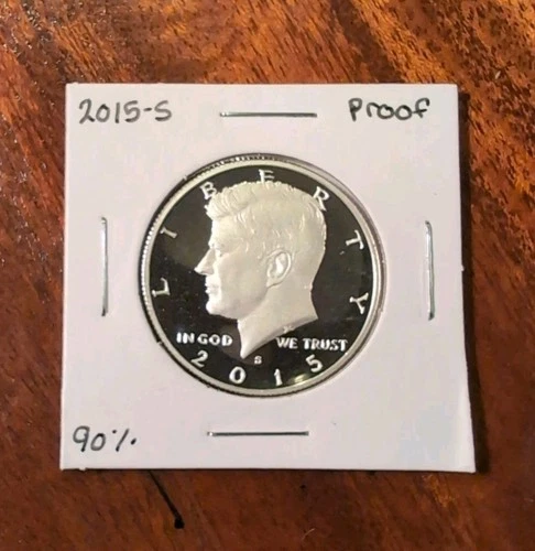 2015 S Kennedy Half Dollar Choice Proof Silver 50c Coin